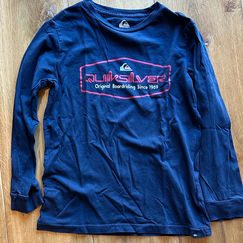 Quiksilver Kids Dark Blue Long Sleeve Tee
